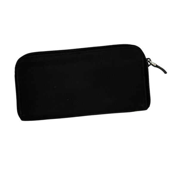 Prada Tessuto Nylon Zip Wallet in Nero (Black) - Picture 8 of 11